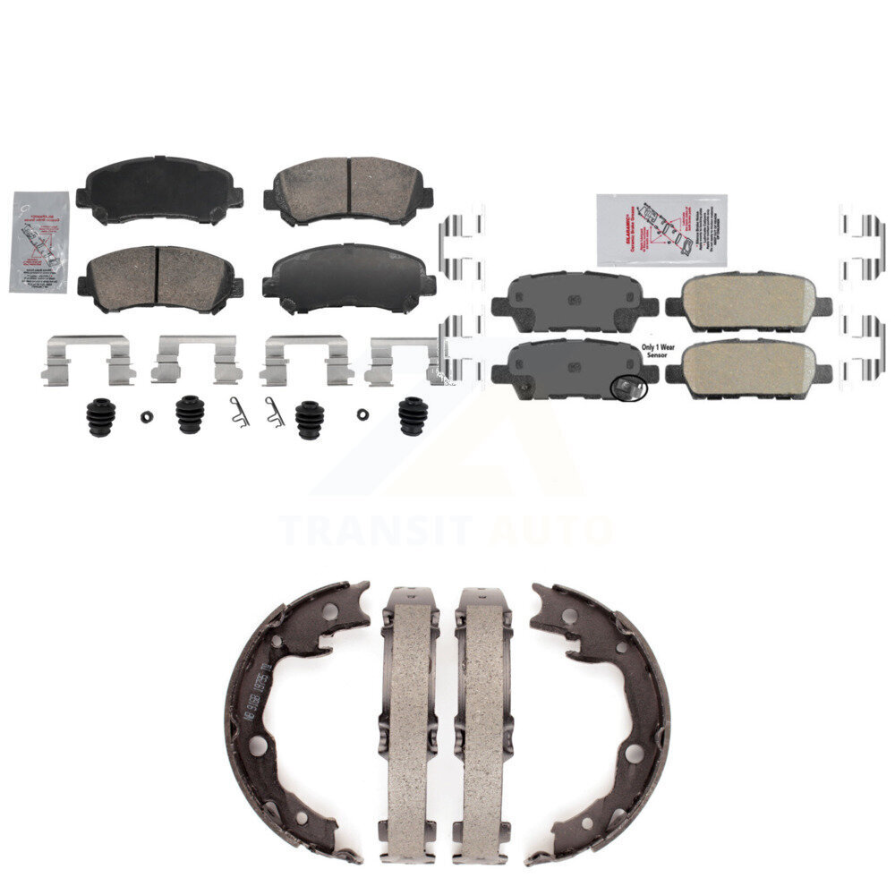 Transit Auto - KNN-101441 - Front and Rear Disc Brake Pad Kits