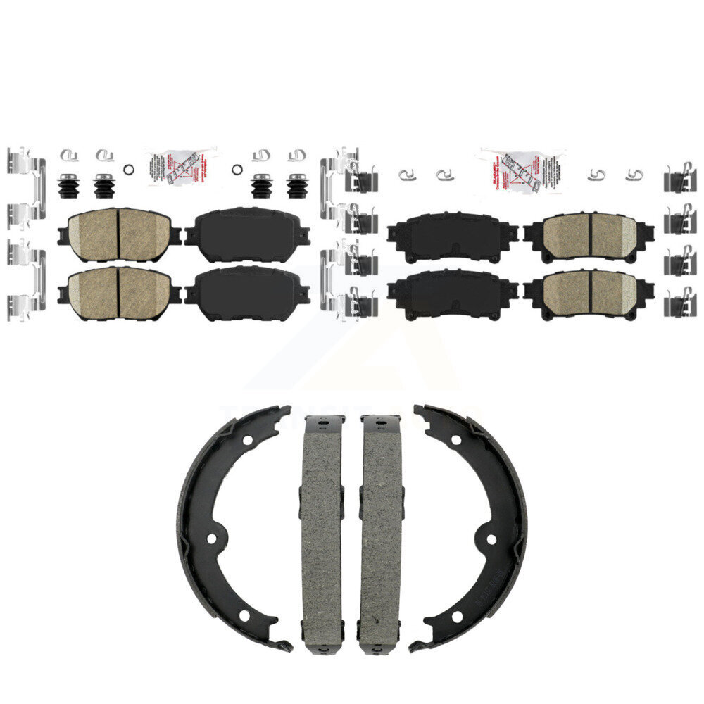 Transit Auto - KNN-101448 - Front and Rear Disc Brake Pad Kits