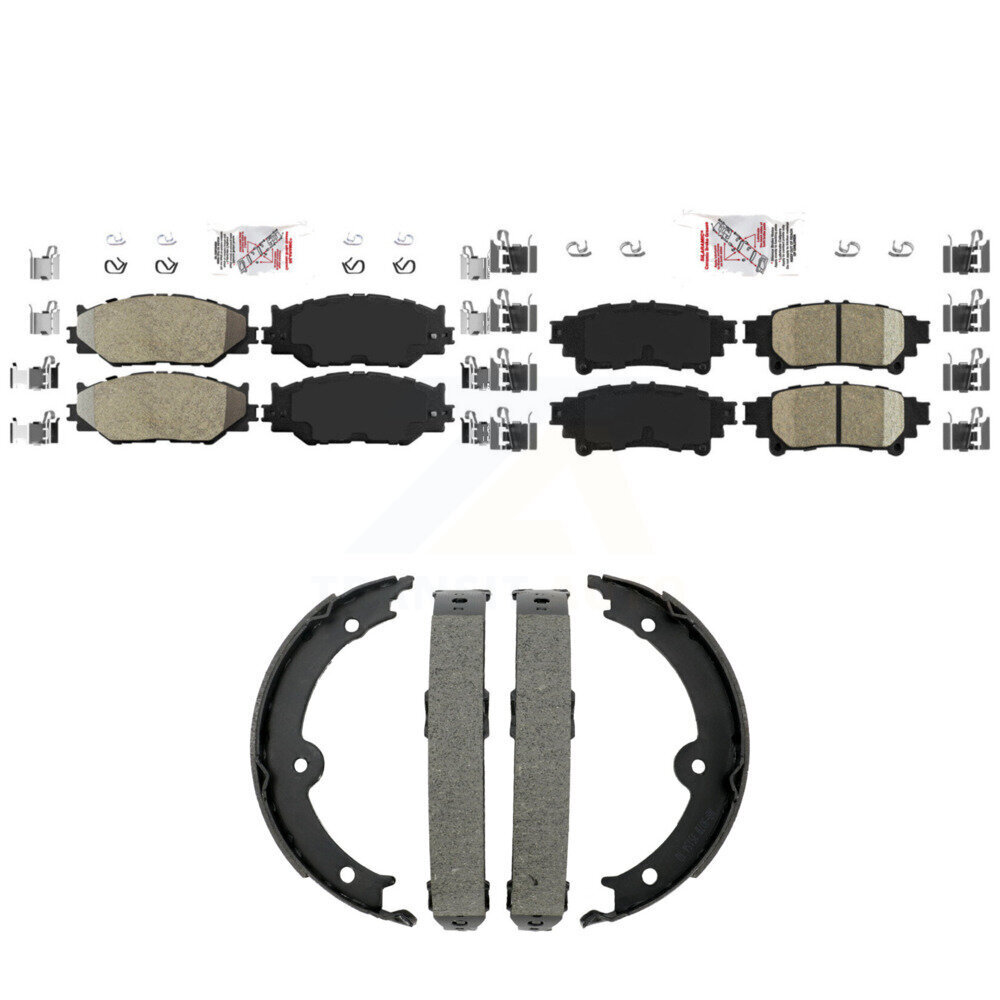 Transit Auto - KNN-101449 - Front and Rear Disc Brake Pad Kits