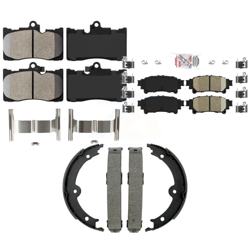 Transit Auto - KNN-101453 - Front and Rear Disc Brake Pad Kits
