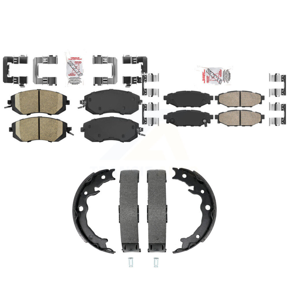 Transit Auto - KNN-101457 - Front and Rear Disc Brake Pad Kits
