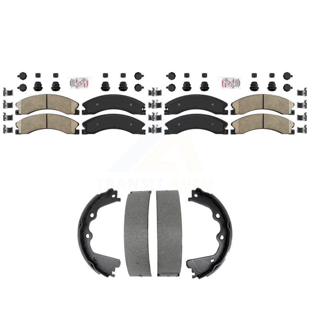 Transit Auto - KNN-101464 - Front and Rear Disc Brake Pad Kits