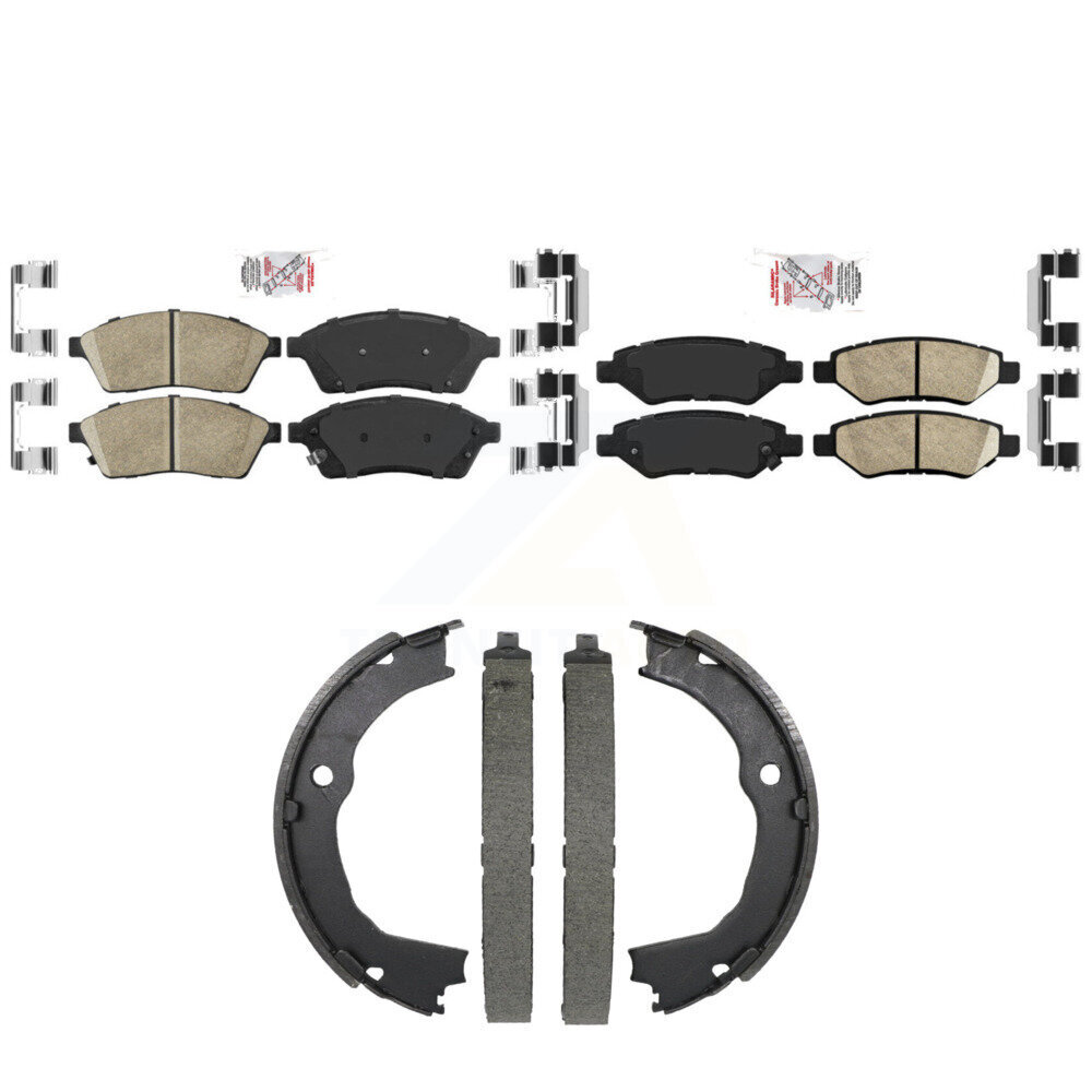 Transit Auto - KNN-101476 - Front and Rear Disc Brake Pad Kits