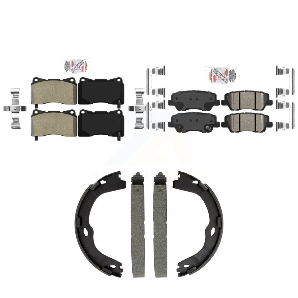 Transit Auto - KNN-101483 - Front and Rear Disc Brake Pad Kits