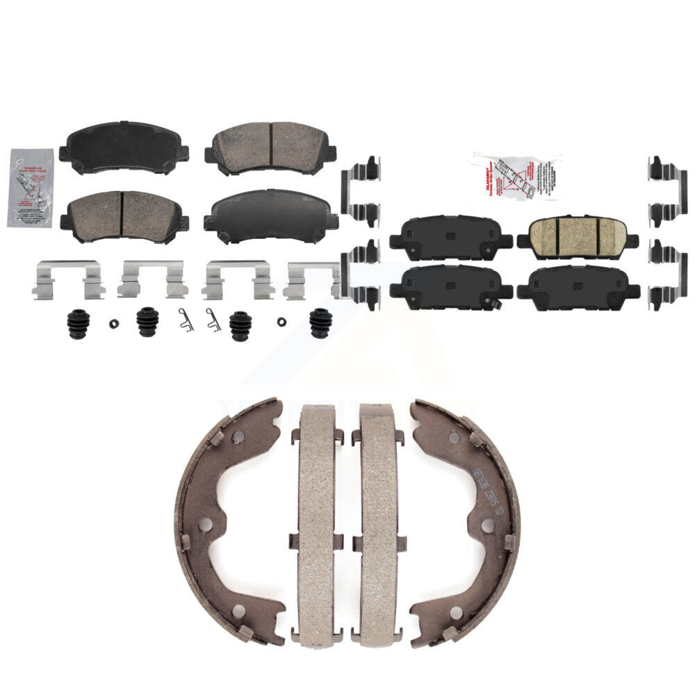 Transit Auto - KNN-101489 - Front and Rear Disc Brake Pad Kits