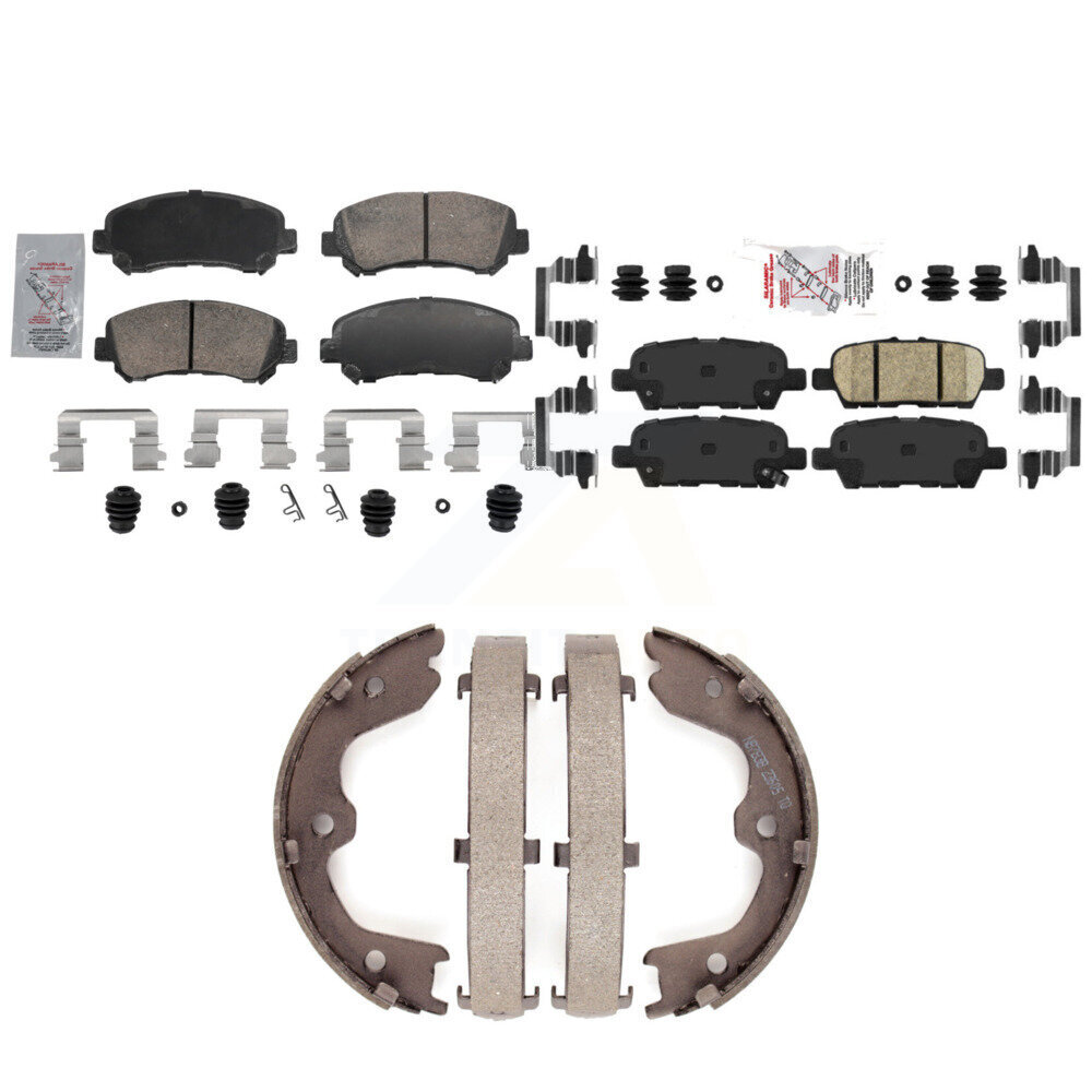Transit Auto - KNN-101491 - Front and Rear Disc Brake Pad Kits