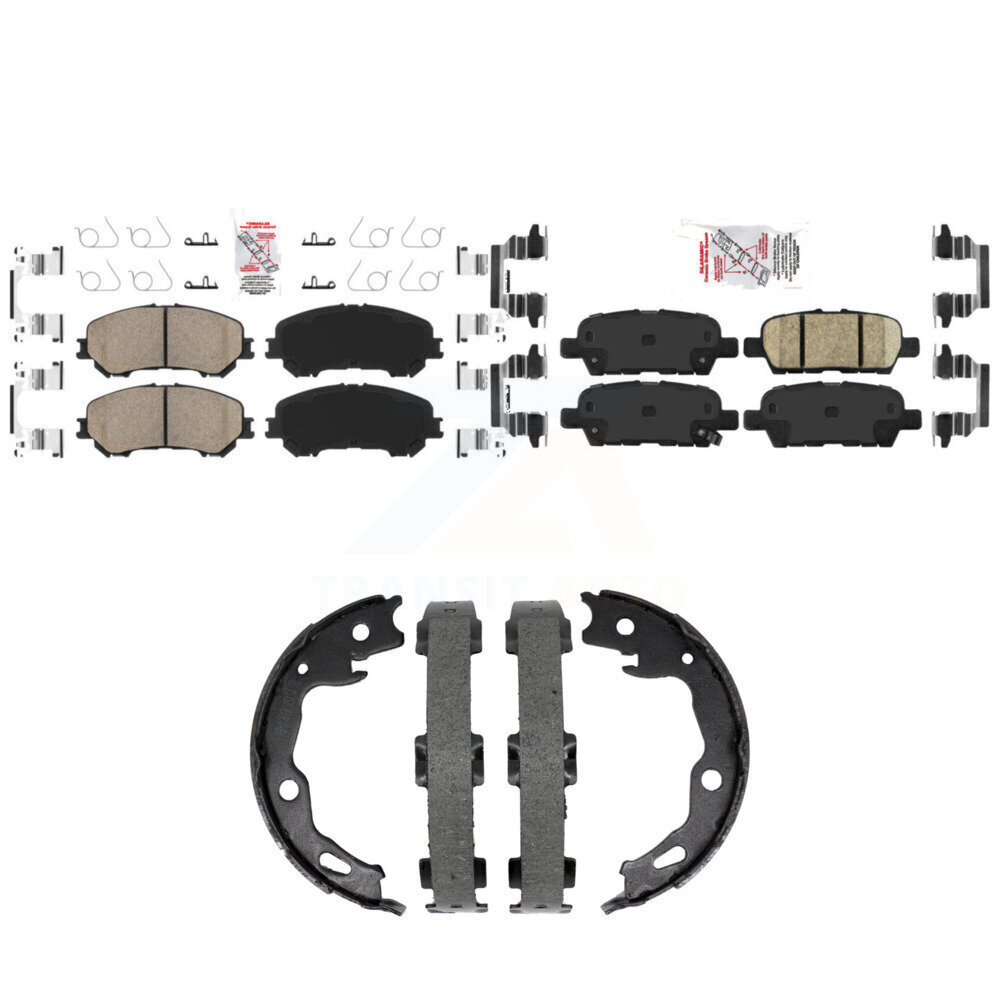 Transit Auto - KNN-101495 - Front and Rear Disc Brake Pad Kits