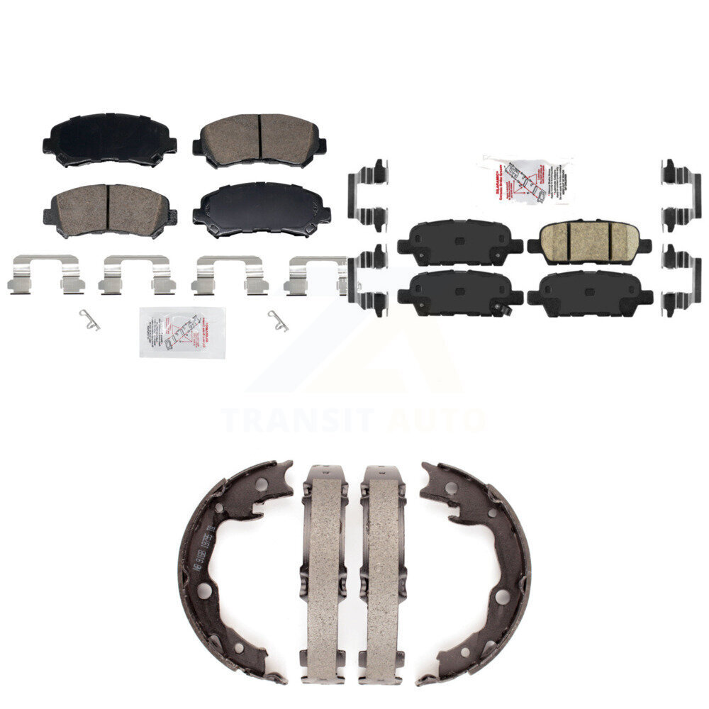 Transit Auto - KNN-101500 - Front and Rear Disc Brake Pad Kits