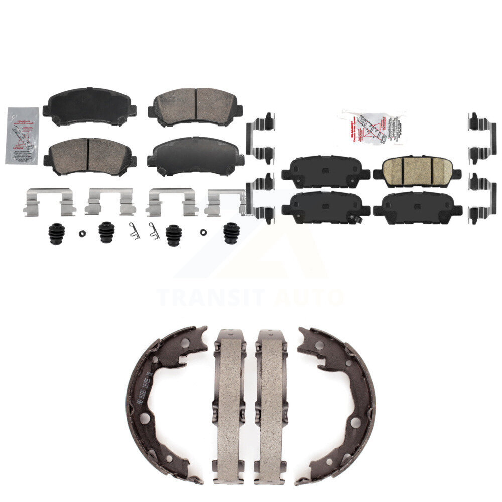Transit Auto - KNN-101501 - Front and Rear Disc Brake Pad Kits