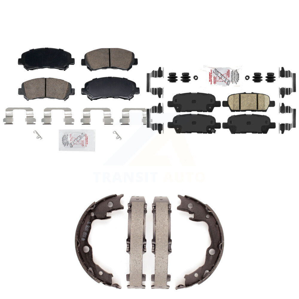 Transit Auto - KNN-101502 - Front and Rear Disc Brake Pad Kits