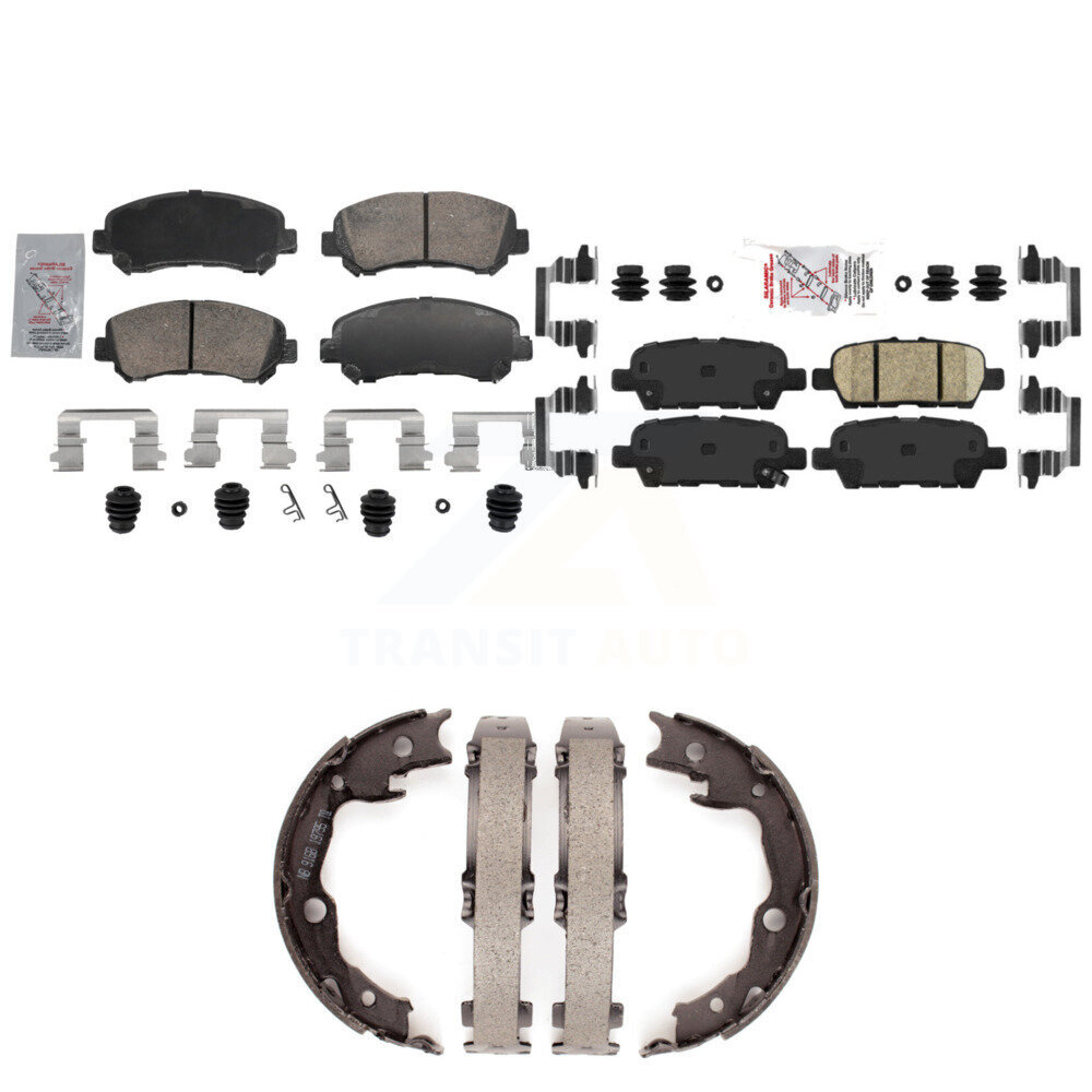 Transit Auto - KNN-101503 - Front and Rear Disc Brake Pad Kits