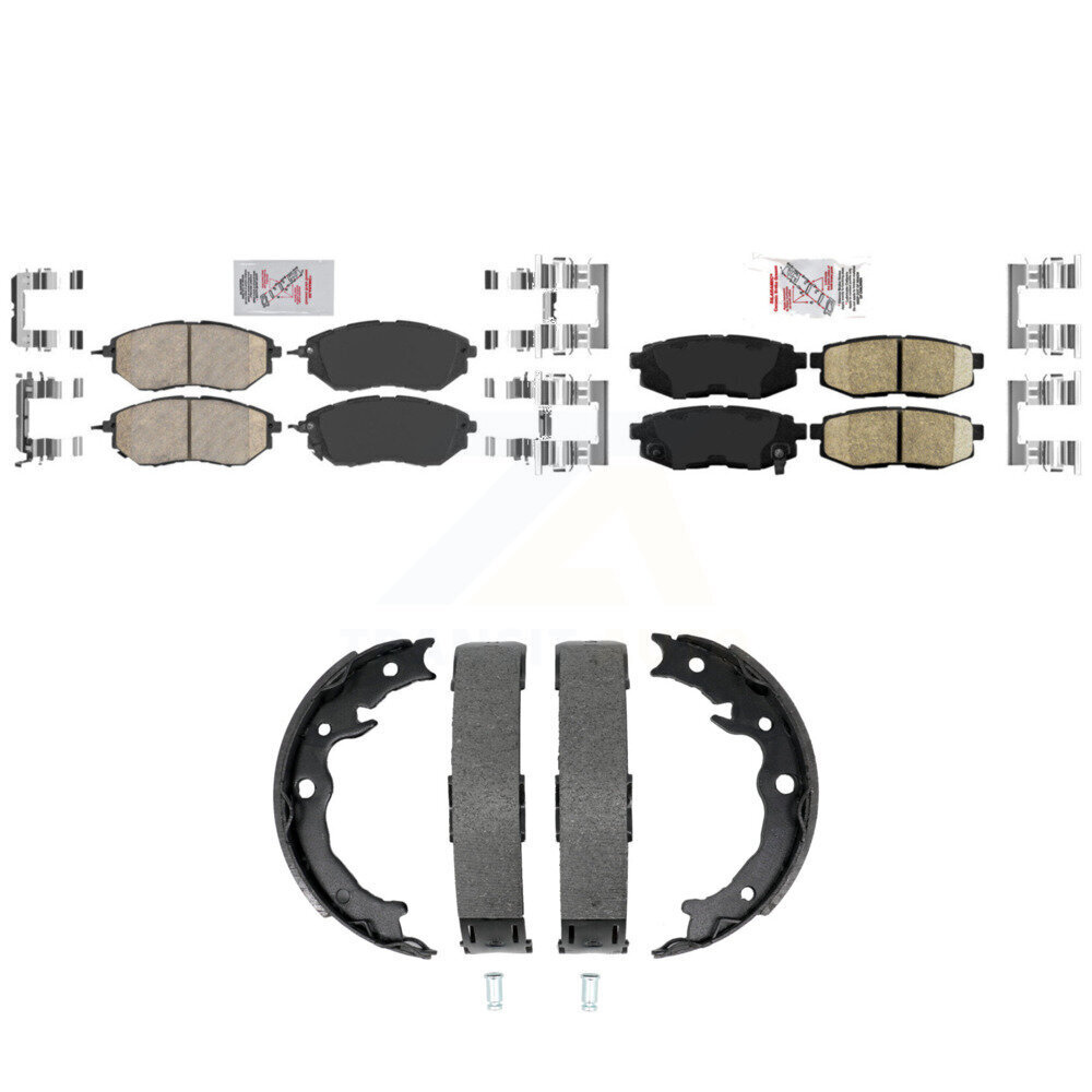 Transit Auto KNN-101508 Disc Brake Pad for 2014-2018 Subaru Forester - Front and Rear