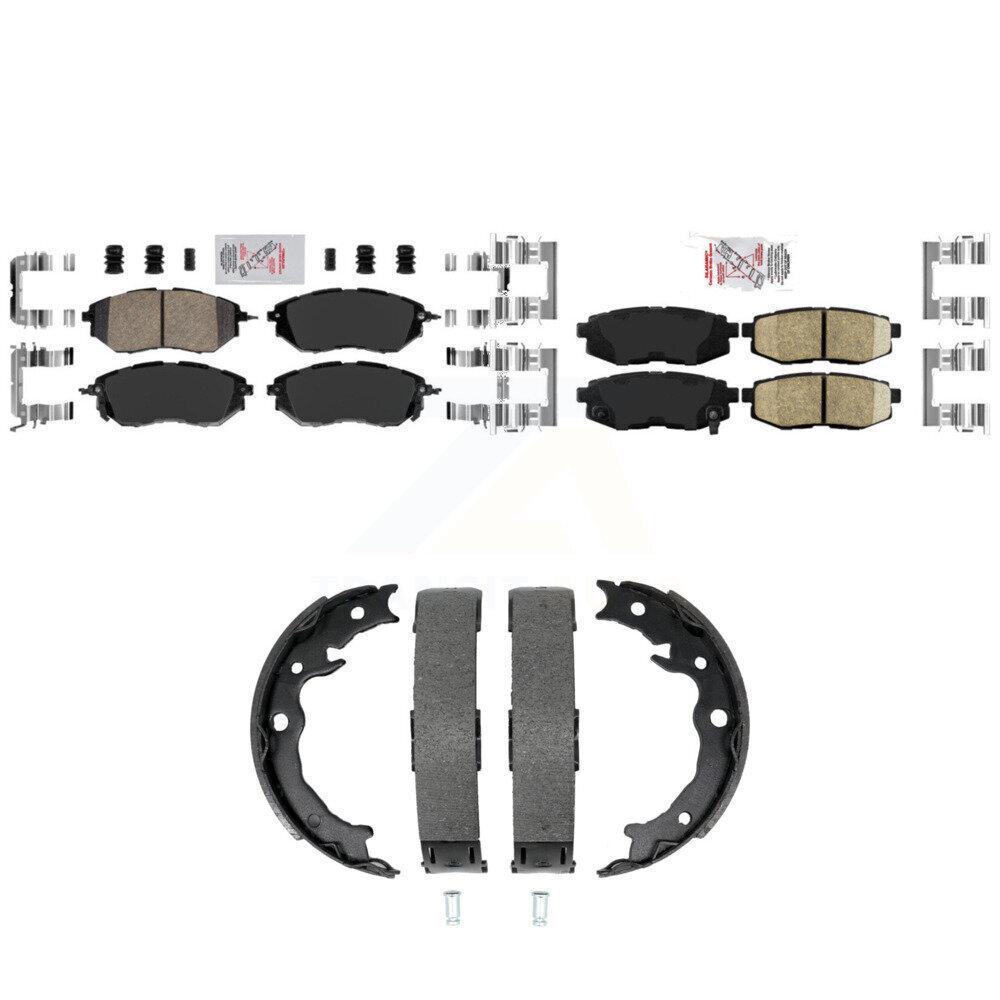 Transit Auto KNN-101509 Disc Brake Pad for 2014-2018 Subaru Forester - Front and Rear
