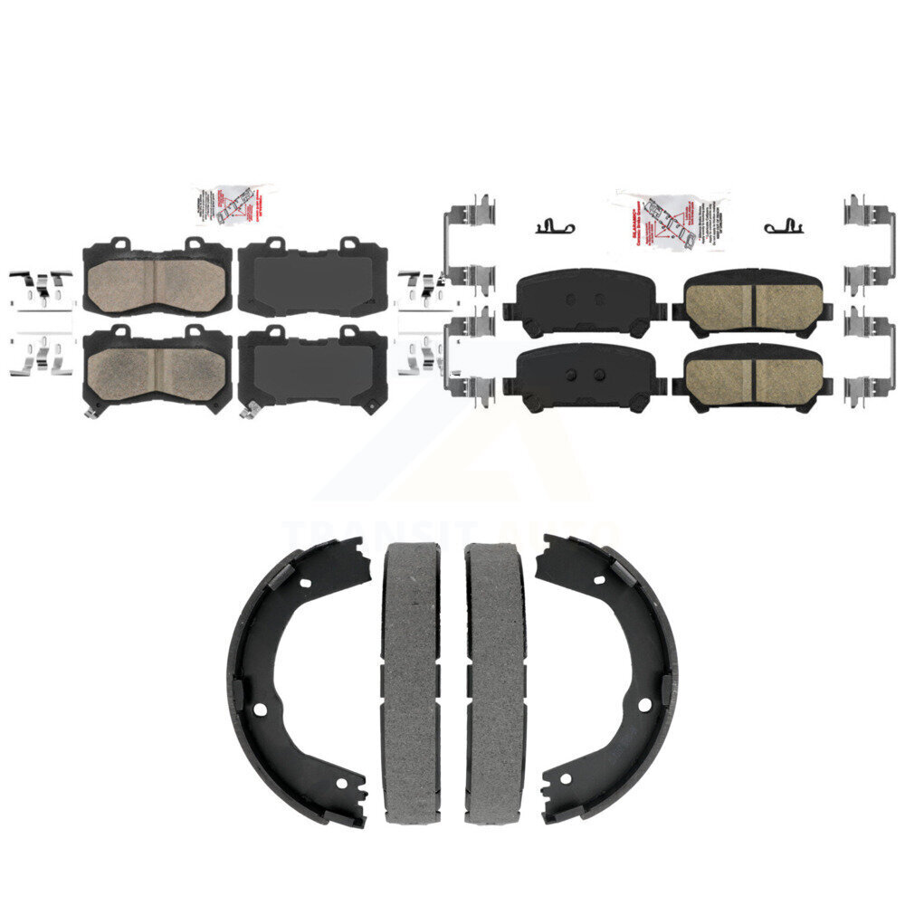 Transit Auto - KNN-101514 - Front and Rear Disc Brake Pad Kits