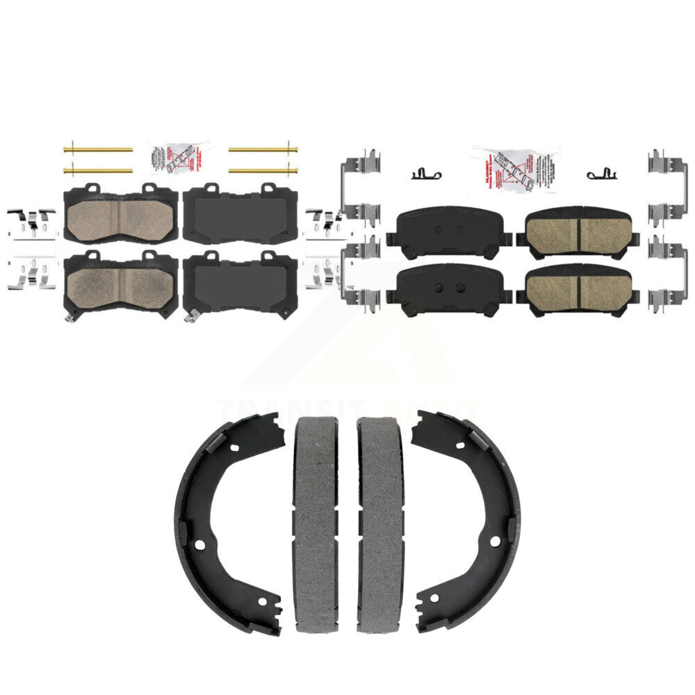 Transit Auto - KNN-101515 - Front and Rear Disc Brake Pad Kits