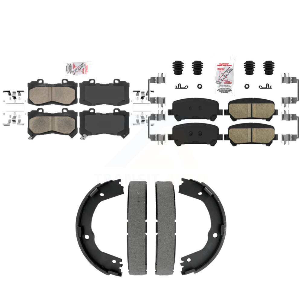 Transit Auto - KNN-101516 - Front and Rear Disc Brake Pad Kits