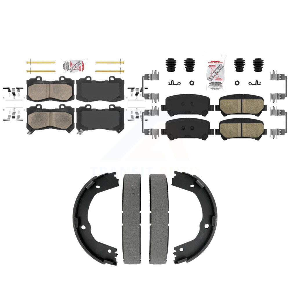 Transit Auto - KNN-101517 - Front and Rear Disc Brake Pad Kits
