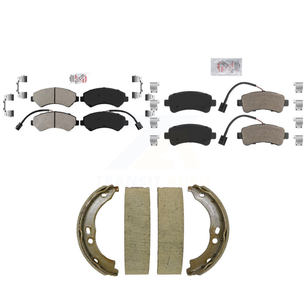 Transit Auto - KNN-101519 - Front and Rear Disc Brake Pad Kits