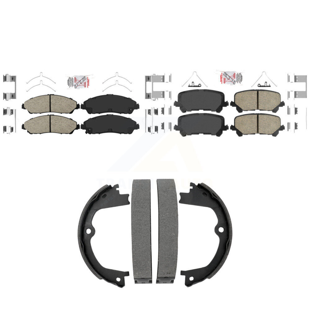 Transit Auto - KNN-101527 - Front and Rear Disc Brake Pad Kits