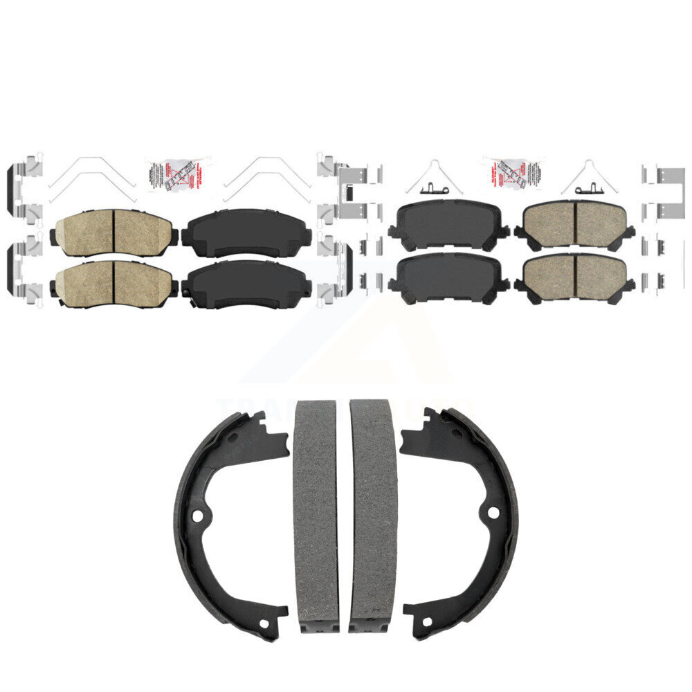 Transit Auto - KNN-101532 - Front and Rear Disc Brake Pad Kits