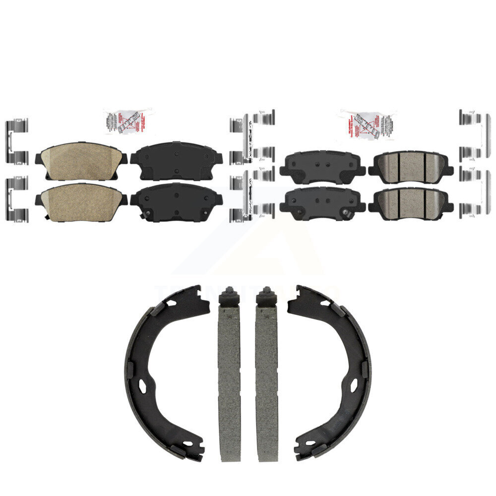 Transit Auto - KNN-101538 - Front and Rear Disc Brake Pad Kits