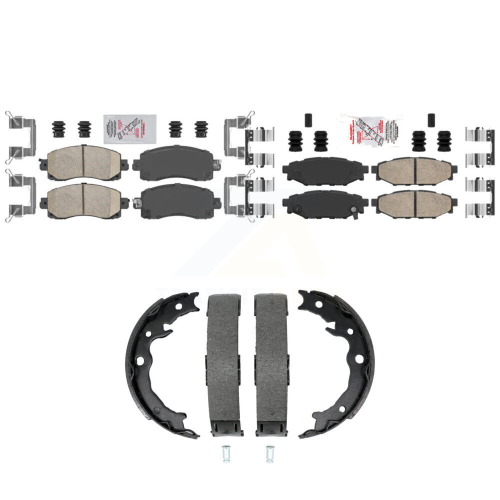 Transit Auto - KNN-101544 - Front and Rear Disc Brake Pad Kits
