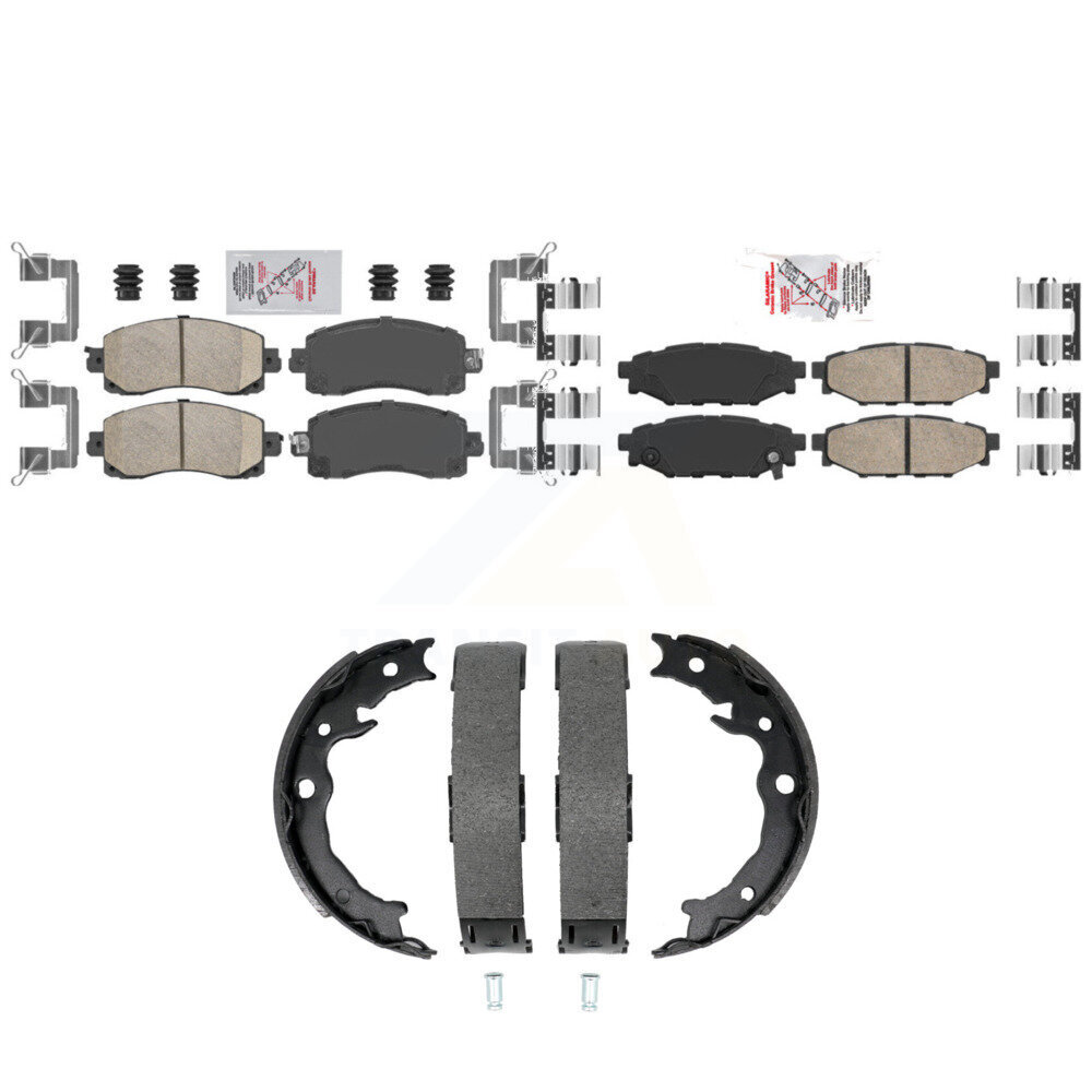 Transit Auto - KNN-101546 - Front and Rear Disc Brake Pad Kits