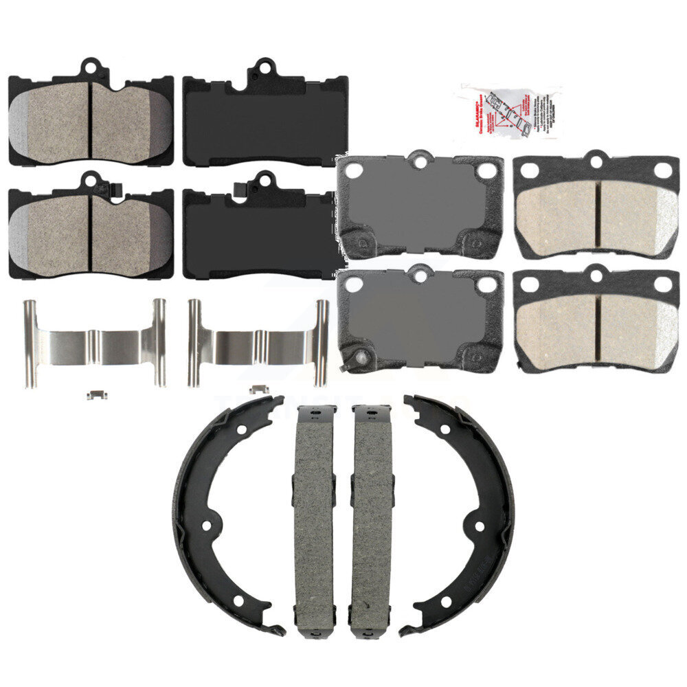 Transit Auto - KNN-101558 - Front and Rear Disc Brake Pad Kits