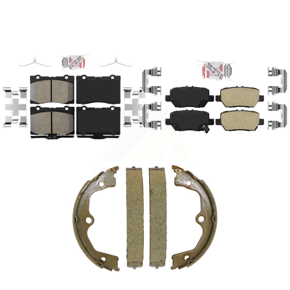 Transit Auto - KNN-101575 - Front and Rear Disc Brake Pad Kits