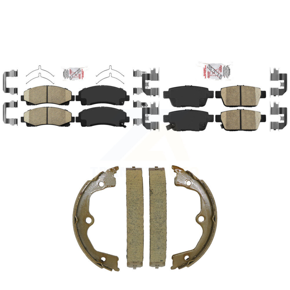 Transit Auto - KNN-101578 - Front and Rear Disc Brake Pad Kits