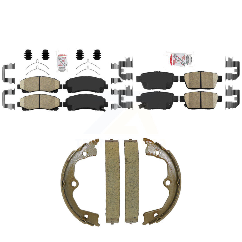 Transit Auto - KNN-101579 - Front and Rear Disc Brake Pad Kits