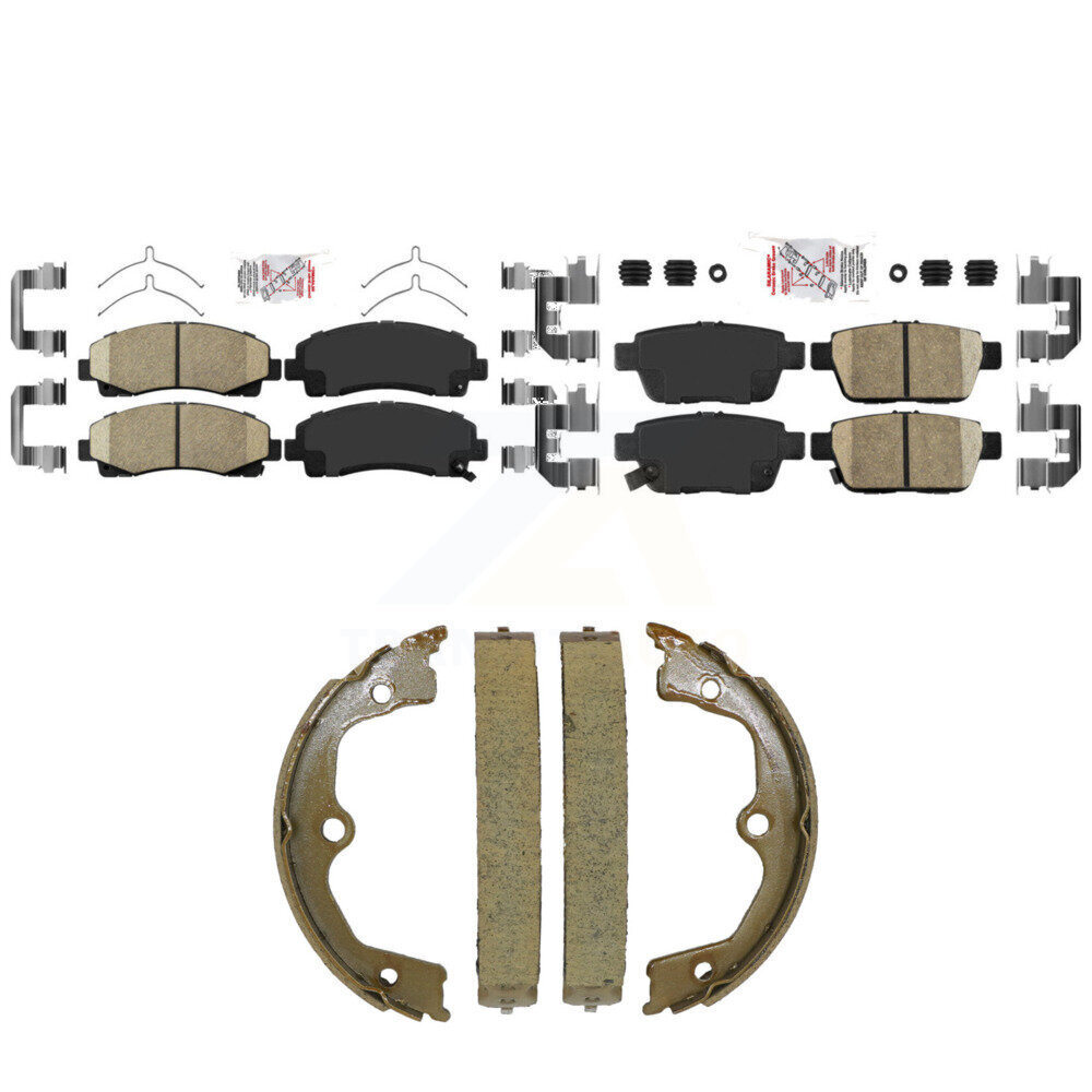 Transit Auto - KNN-101580 - Front and Rear Disc Brake Pad Kits