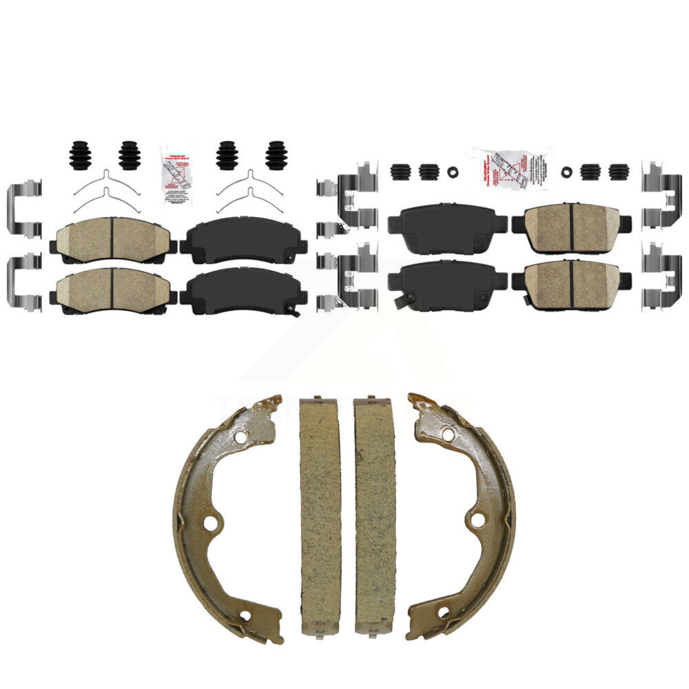 Transit Auto - KNN-101581 - Front and Rear Disc Brake Pad Kits