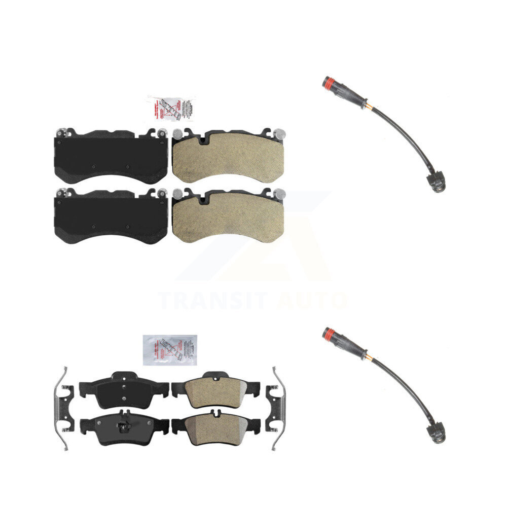 AmeriBRAKES - KNW-100060 - Front and Rear Disc Brake Pad Kits