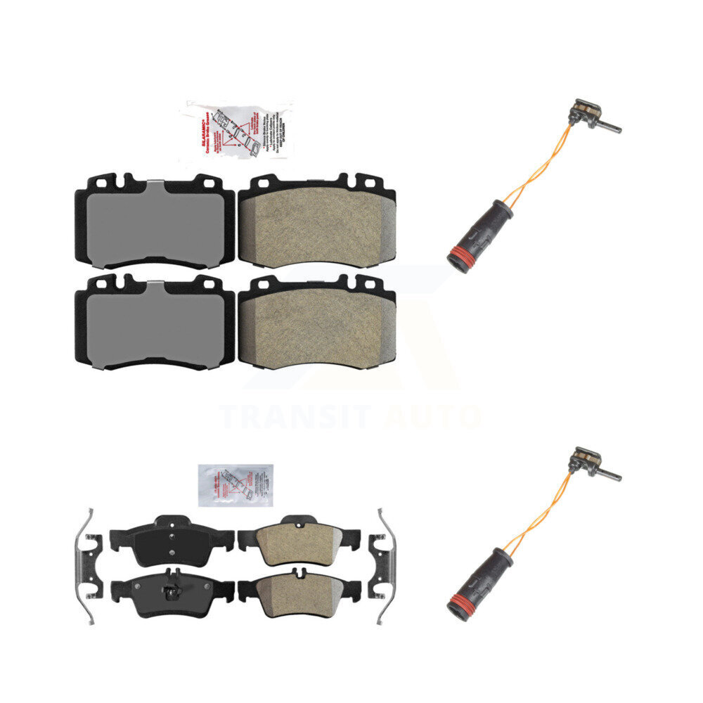 AmeriBRAKES - KNW-100069 - Front and Rear Disc Brake Pad Kits