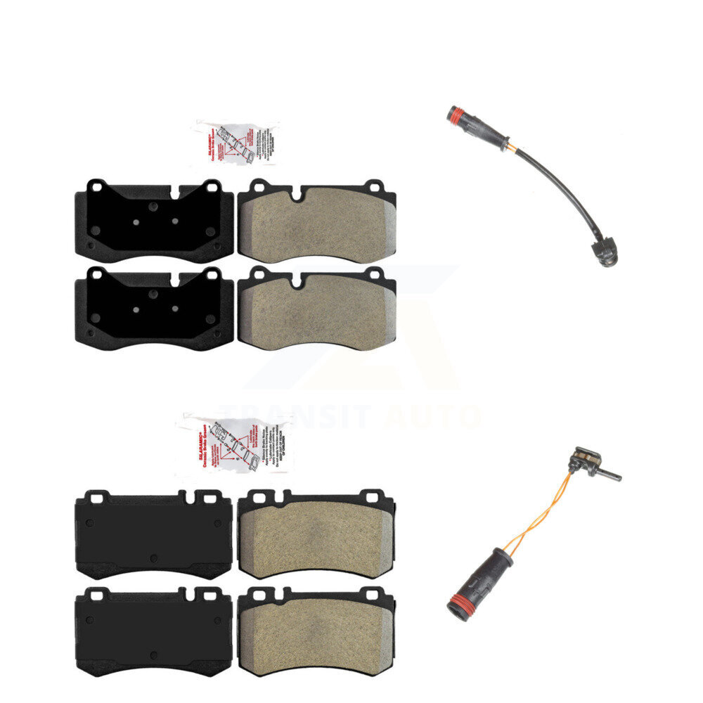 AmeriBRAKES - KNW-100071 - Front and Rear Disc Brake Pad Kits