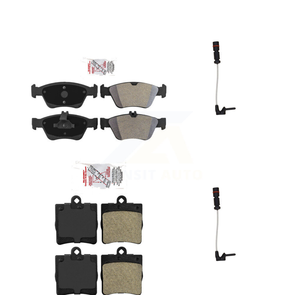 AmeriBRAKES - KNW-100074 - Front and Rear Disc Brake Pad Kits