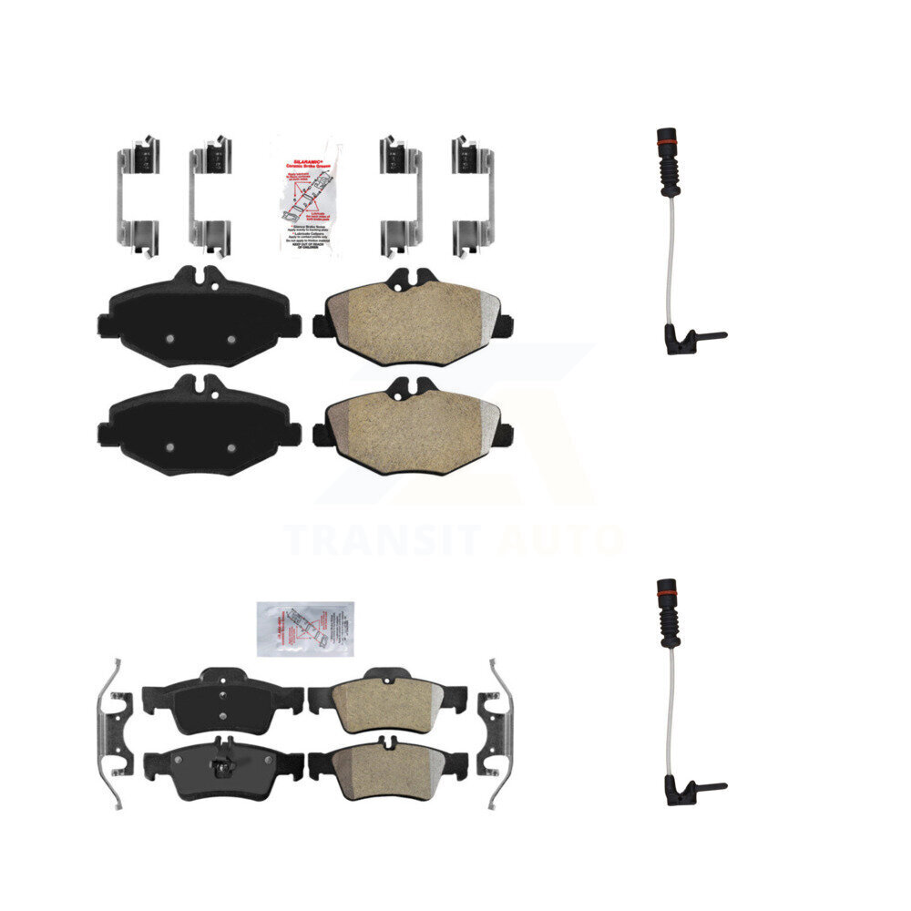 AmeriBRAKES - KNW-100077 - Front and Rear Disc Brake Pad Kits