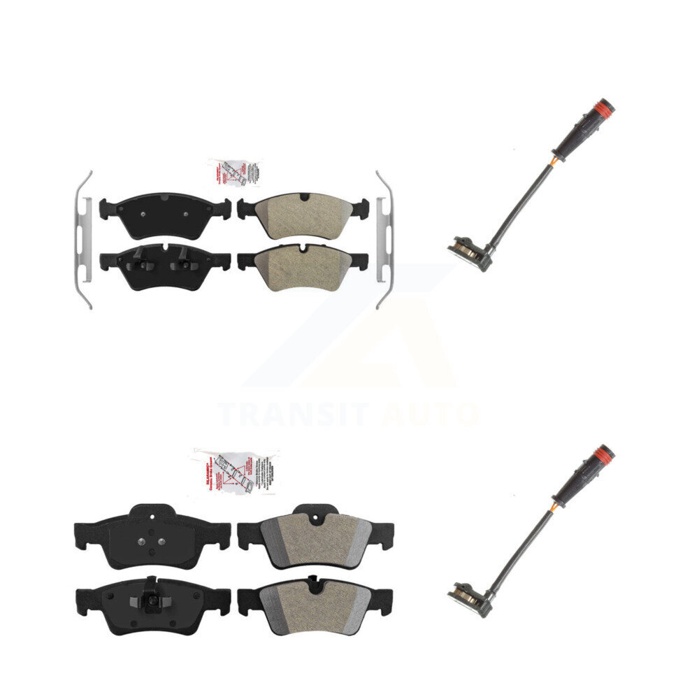 AmeriBRAKES - KNW-100082 - Front and Rear Disc Brake Pad Kits