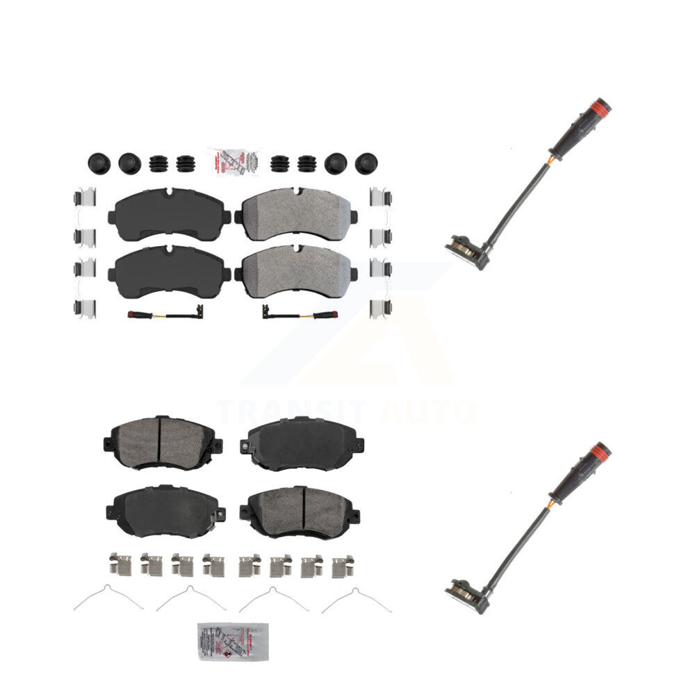 AmeriBRAKES - KNW-100083 - Front and Rear Disc Brake Pad Kits