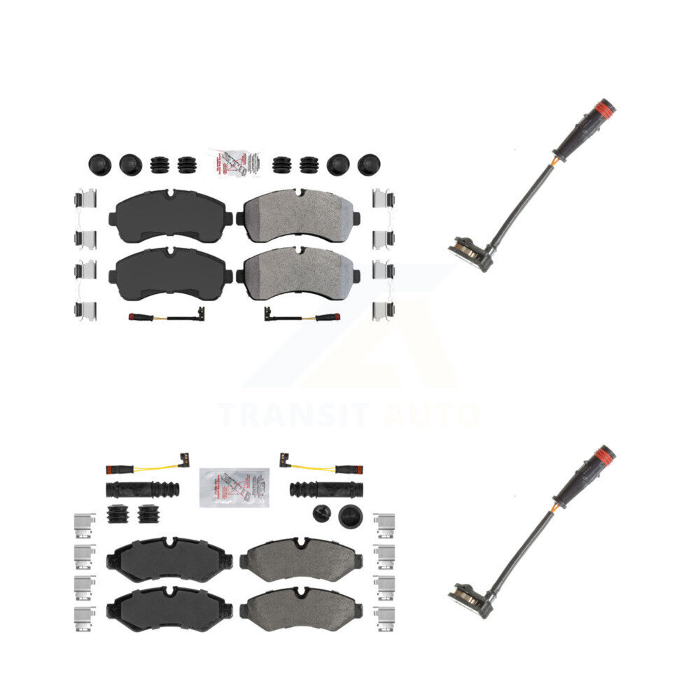 AmeriBRAKES - KNW-100084 - Front and Rear Disc Brake Pad Kits