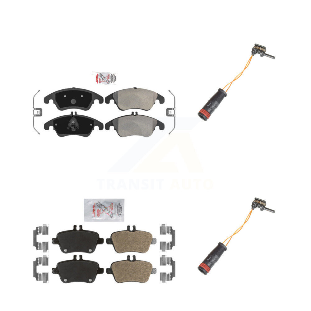 AmeriBRAKES - KNW-100119 - Front and Rear Disc Brake Pad Kits