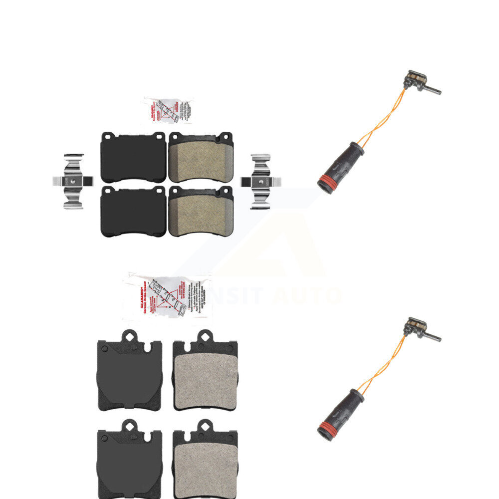 AmeriBRAKES - KNW-100123 - Front and Rear Disc Brake Pad Kits