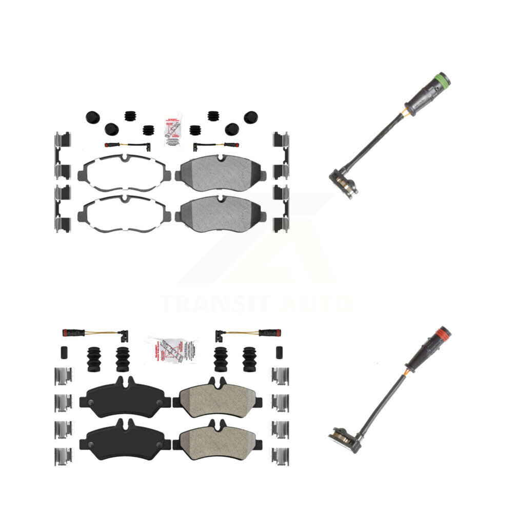 AmeriBRAKES - KNW-100145 - Front and Rear Disc Brake Pad Kits