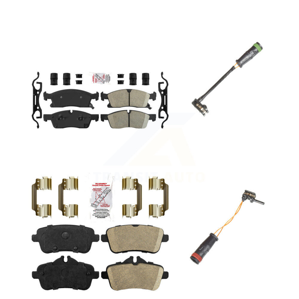 AmeriBRAKES - KNW-100154 - Front and Rear Disc Brake Pad Kits