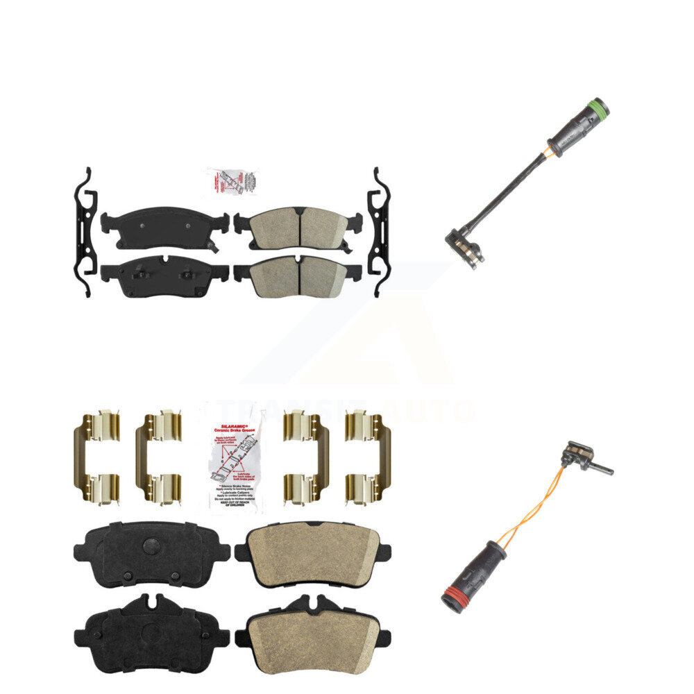 AmeriBRAKES - KNW-100155 - Front and Rear Disc Brake Pad Kits