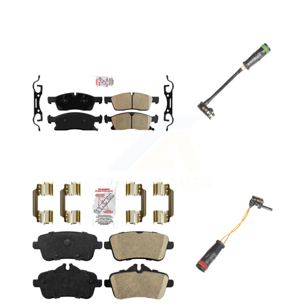 AmeriBRAKES - KNW-100156 - Front and Rear Disc Brake Pad Kits