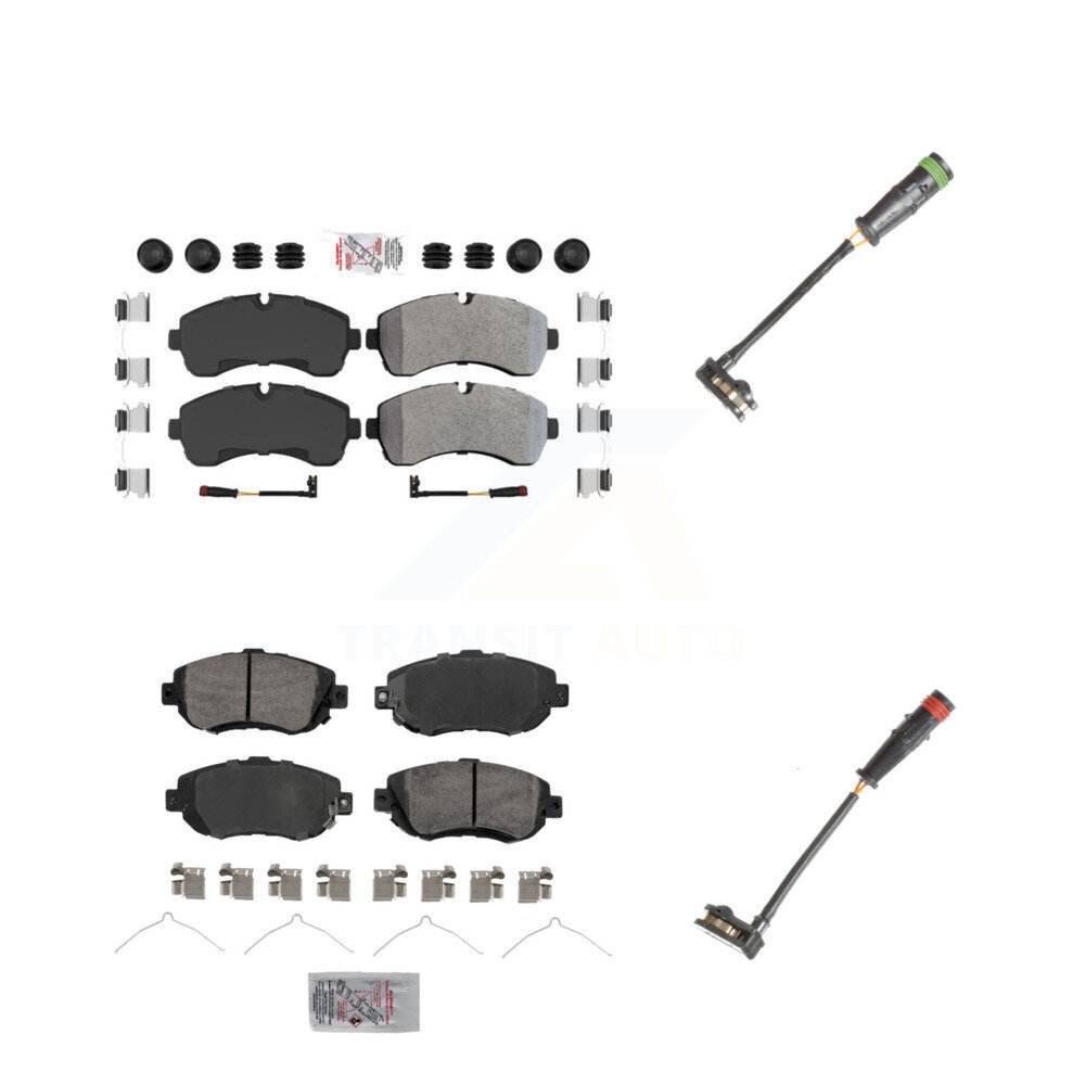 AmeriBRAKES - KNW-100158 - Front and Rear Disc Brake Pad Kits