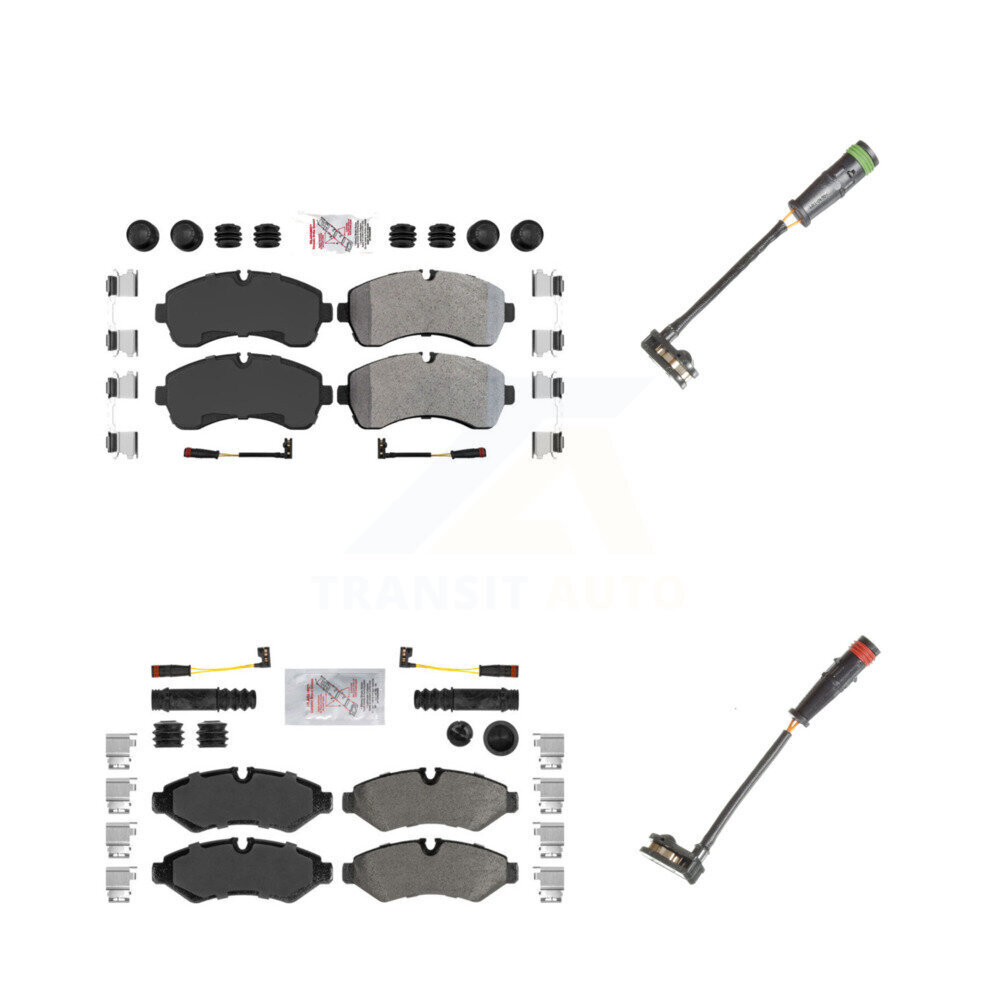 AmeriBRAKES - KNW-100159 - Front and Rear Disc Brake Pad Kits