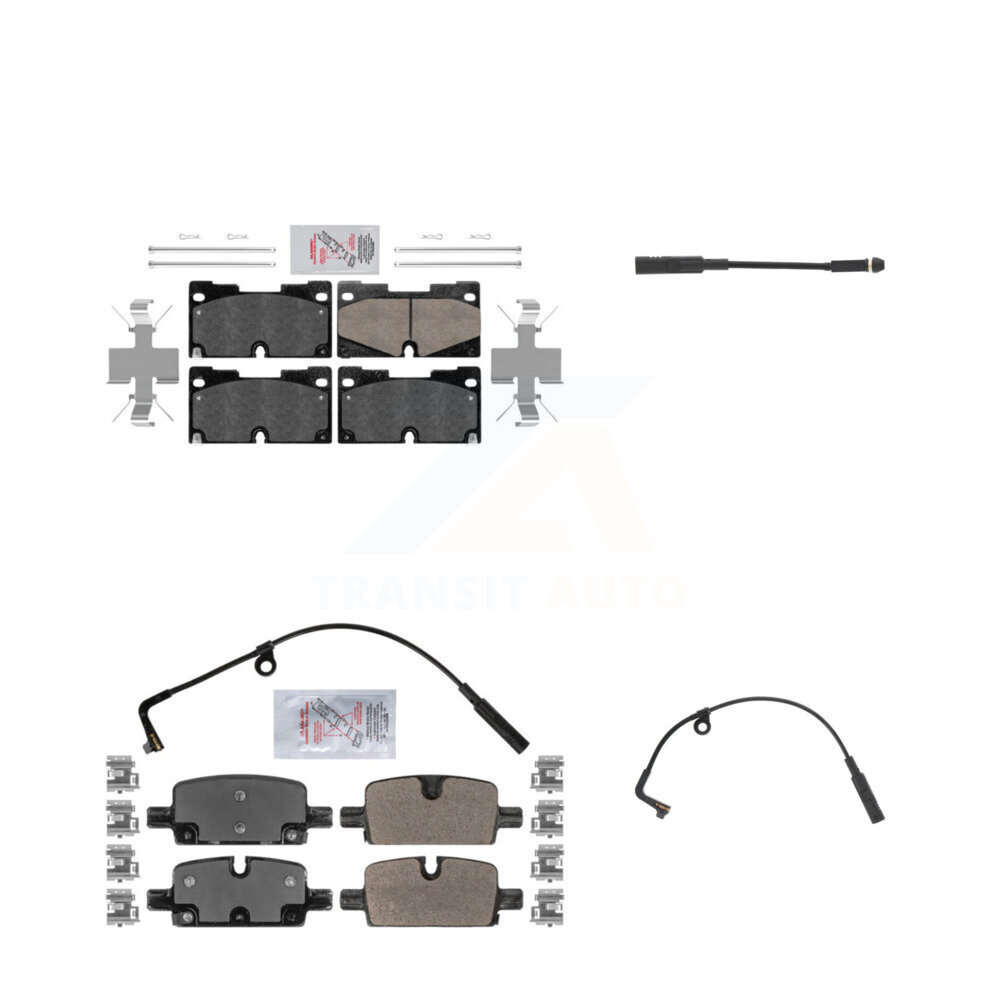 AmeriBRAKES - KNW-100176 - Front and Rear Disc Brake Pad Kits